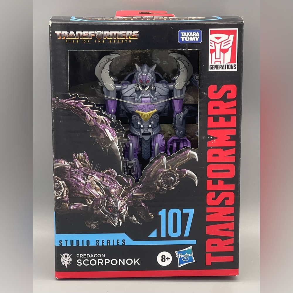 Transformers Studio Series Rise of the Beasts 107 Predacon Scorponok Deluxe NEW